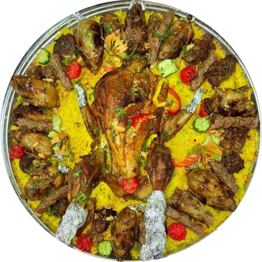 طعام مشوي على الشواية